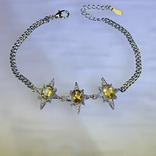 Load image into Gallery viewer, Citrine Bracelet 黄水晶镶嵌手链
