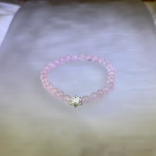 Load image into Gallery viewer, Rose Quartz Beads Bracelet 粉水晶手串
