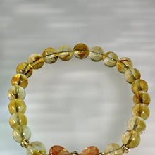 Load image into Gallery viewer, Citrine Golden Strawberry Quartz Love Heart Beads Bracelet 黄水晶金草莓晶爱心手串
