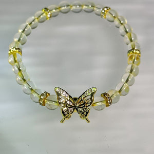 Citrine Bads Bracelet 黄水晶手串