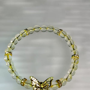 Citrine Bads Bracelet 黄水晶手串