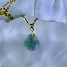Load image into Gallery viewer, Blue Jade Laughing Buddha Pendant Necklace 糯种蓝水翡翠弥勒佛吊坠项链
