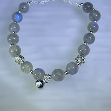Load image into Gallery viewer, Labradorite Beads Bracelet 拉长石珠链手链

