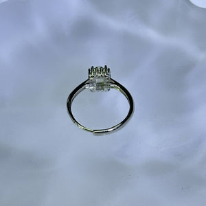 Moonstone Adjustable Ring 冰长石月光石镶嵌活口戒指