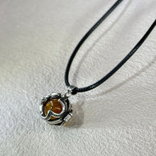 Load image into Gallery viewer, Citrine Bead Pendant Necklace 黄水晶嘎乌盒吊坠项链
