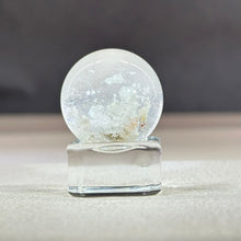 将图片加载到图库查看器，White Phantom Quartz Crystal Ball 白色幽灵水晶球
