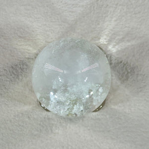 White Phantom Quartz Crystal Ball 白色幽灵水晶球