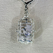 将图片加载到图库查看器，Multi-Crystals Bird Cage Ornament Key Charm Bag Charm 多宝水晶鸟笼挂饰钥匙链包挂
