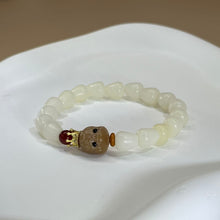 Load image into Gallery viewer, Bodhi Seed Beads Bracelet 白玉菩提籽珠链手串
