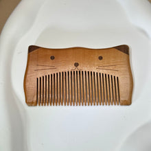 将图片加载到图库查看器，Wood Cat Hair Comb 木质小猫发梳
