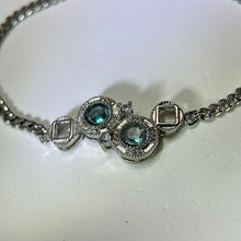 将图片加载到图库查看器，Sky Blue Topaz Bracelet 天空蓝托帕石镶嵌手链
