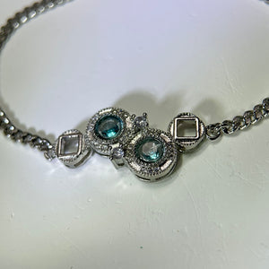 Sky Blue Topaz Bracelet 天空蓝托帕石镶嵌手链