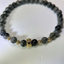 Load image into Gallery viewer, Black Jade Beads Bracelet 糯种乌鸡翡翠手串
