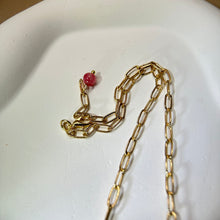 Load image into Gallery viewer, Rhodonite Beads Necklace 蔷薇辉珠链项链
