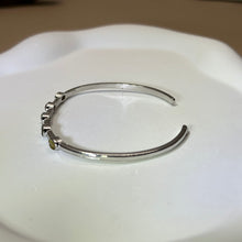 将图片加载到图库查看器，Rainbow Tourmaline Adjustable Bangle 彩虹碧玺镶嵌活口手镯
