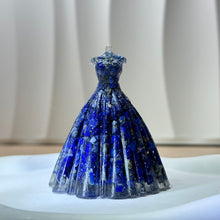 Load image into Gallery viewer, Lapis Lazuli Resin Gown Dress 青金石滴胶礼服
