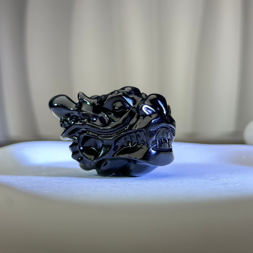 Obsidian Dragon Head 黑曜石龙头