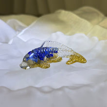 Load image into Gallery viewer, Lapis Lazuli Resin Carp 青金石滴胶锦鲤
