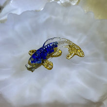 Load image into Gallery viewer, Lapis Lazuli Resin Carp 青金石滴胶锦鲤
