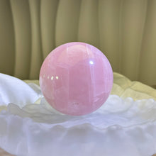 Load image into Gallery viewer, Rose Quartz Crystal Ball 粉水晶球
