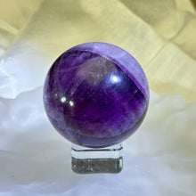 Load image into Gallery viewer, Fluorite Crystal Ball 萤石水晶球
