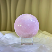 将图片加载到图库查看器，Rose Quartz Crystal Ball 粉水晶球
