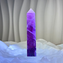 将图片加载到图库查看器，Fluorite Point Tower 萤石单尖四棱柱
