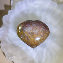 Load image into Gallery viewer, Red Mongolian Jasper Love Heart 红色阿拉善玛瑙爱心
