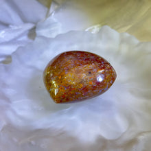 Load image into Gallery viewer, Red Mongolian Jasper Love Heart 红色阿拉善玛瑙爱心
