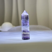 Load image into Gallery viewer, Fluorite Pointed Tower 萤石单尖六棱柱
