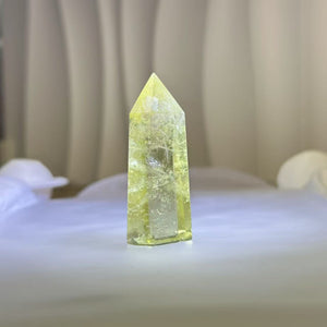 Citrine Pointed Tower 黄水晶单间六棱柱