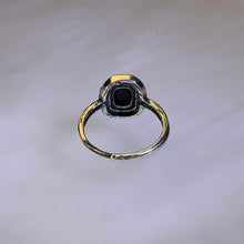 Load image into Gallery viewer, Hypersthene Vintage Style Adjustable Ring 金运石复古活口戒指
