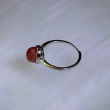 Load image into Gallery viewer, Carnelian Adjustable Ring 南红玛瑙活口戒指
