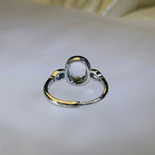 Load image into Gallery viewer, White Crystal Adjustable Ring 白水晶活口戒指

