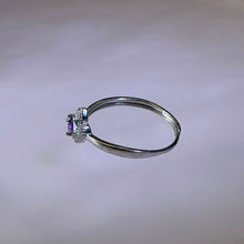 Load image into Gallery viewer, Amethyst "Four-Leaf Clover" Adjustable Ring 紫水晶“四叶草”活口戒指
