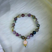 Load image into Gallery viewer, Tourmaline Lollipop Protection Bracelet 碧玺棒棒糖如意守护手串
