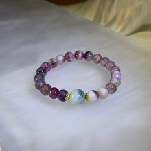 Load image into Gallery viewer, Tourmaline Jadeite Harmony Amulet Bracelet 碧玺翡翠祥和如意守护手串
