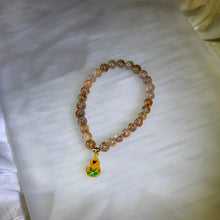 Load image into Gallery viewer, Golden Strawberry Quartz Gourd Bracelet 金色草莓晶葫芦手串
