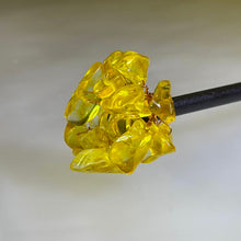 Load image into Gallery viewer, Citrine Ebony Hairpin 黄水晶黑檀木发簪
