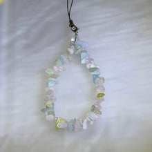 Load image into Gallery viewer, Morganite Aquamarine Beryl Mix Freeform Charm 摩根石海蓝宝绿柱石随型混搭挂件
