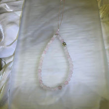 Load image into Gallery viewer, Rose Quartz Loop Charm 粉水晶环形挂件
