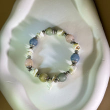 将图片加载到图库查看器，Morganite Aquamarine Beads Bracelet 摩根石海蓝宝手串
