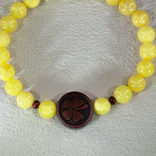 将图片加载到图库查看器，Amber Sandalwood Beads Bracelet 蜜蜡紫檀木手串
