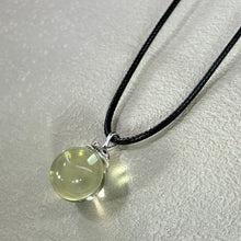 将图片加载到图库查看器，Citrine Pendant Necklace 黄水晶吊坠项链
