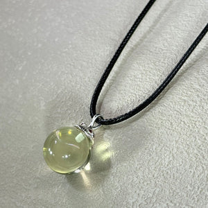 Citrine Pendant Necklace 黄水晶吊坠项链