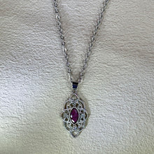 Load image into Gallery viewer, Pink Ruby Pendant 粉色红宝石镶嵌吊坠
