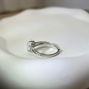 Moonstone Adjustable Ring 冰长石月光石镶嵌活口戒指