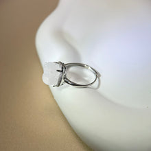 Load image into Gallery viewer, Moonstone PIXIU Adjustable Ring 冰长石月光石貔貅镶嵌活口戒指
