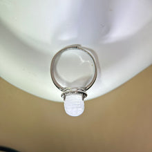 Load image into Gallery viewer, Moonstone PIXIU Adjustable Ring 冰长石月光石貔貅镶嵌活口戒指
