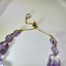 将图片加载到图库查看器，Amethyst Beads Bracelet 紫水晶珠链手链
